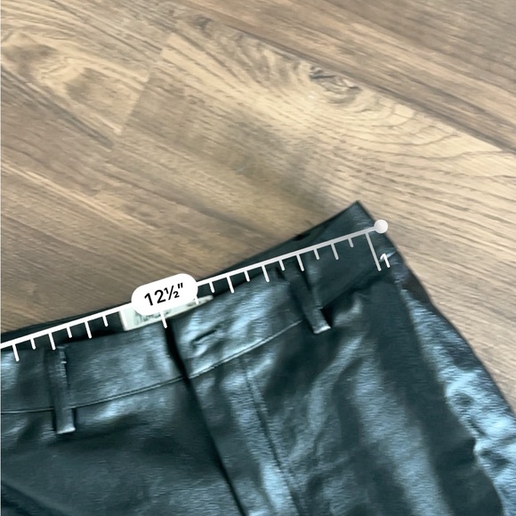 Princess Polly high rise straight leg faux leather pants - Picture 2 of 5